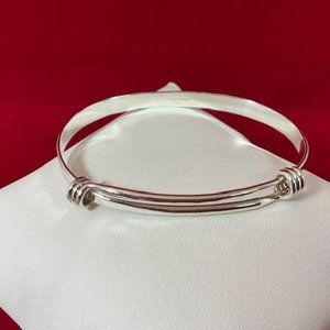 Ed Levin Sterling Silver Signature Slide Bracelet 2 3/8"